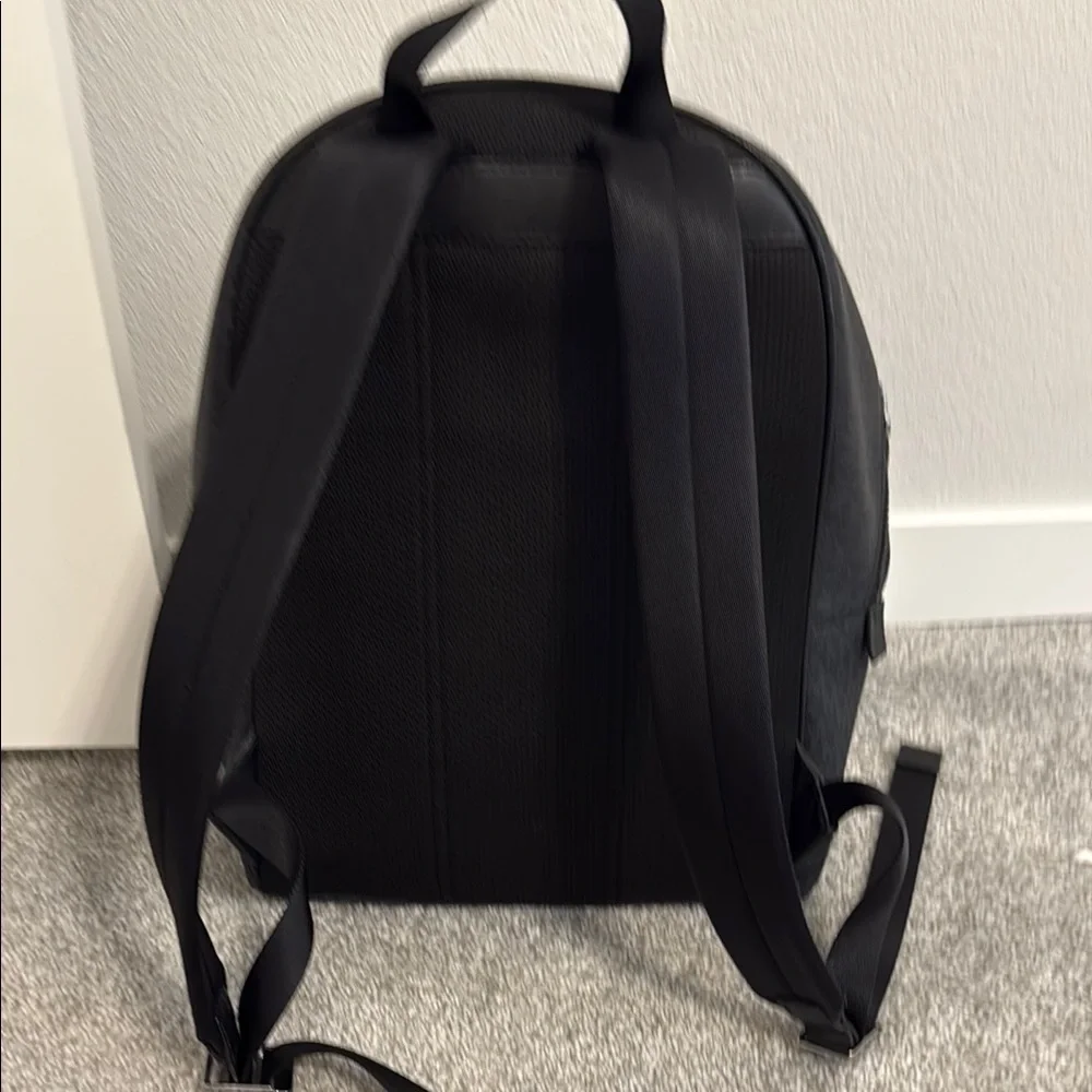 Michael Kors Black Backpack Sleek Minimalist Design - Picture 4 of 6
